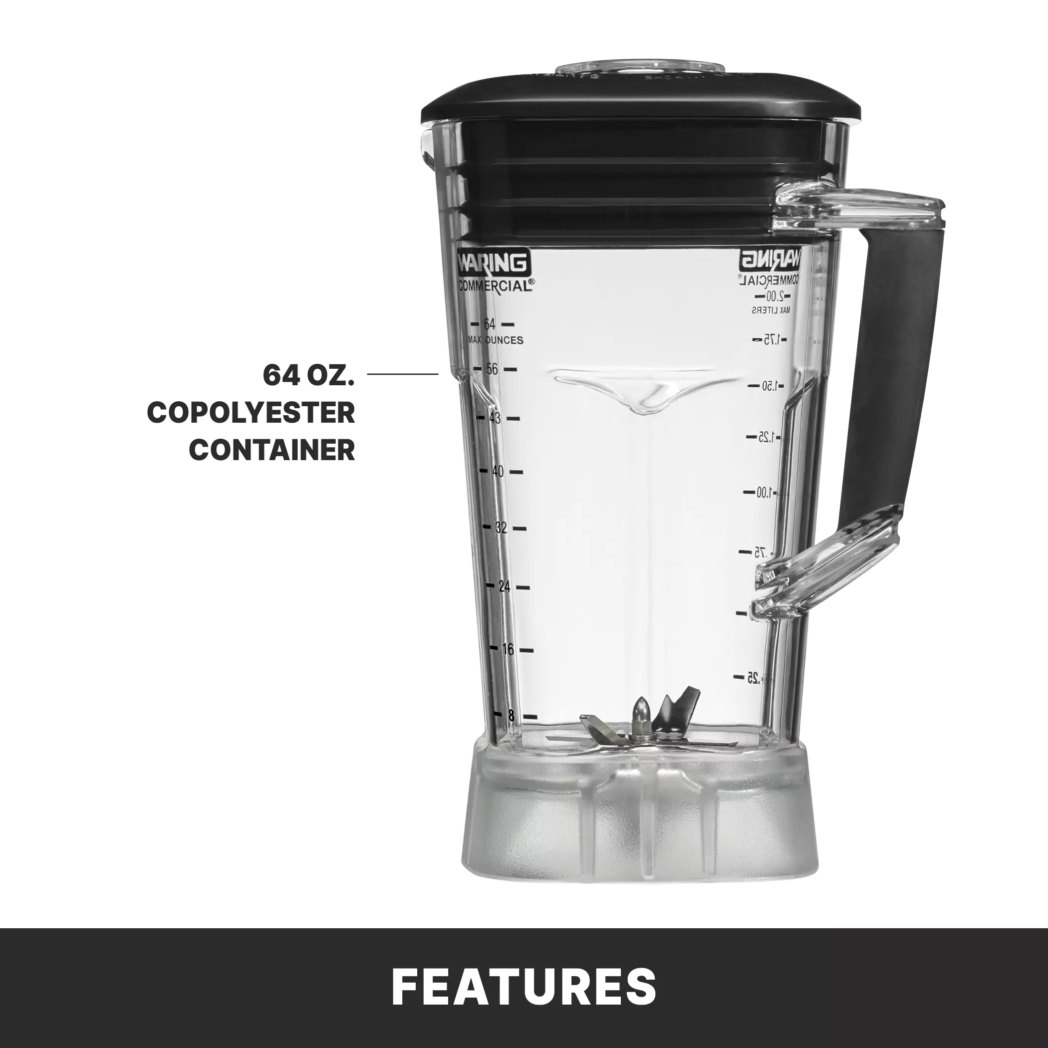 Torq 2.0 Blender with Toggle Switch and 64 oz. Copolyester Jar